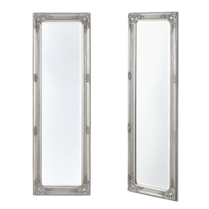 Falitükör Livorno 132 x 42 x 3,5 cm eukaliptusz fa  kerettel [en.casa]®