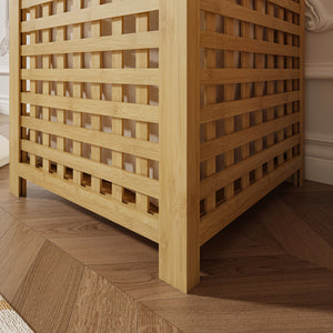 Szennyestartó Jystiand bambusz natúr [en.casa]