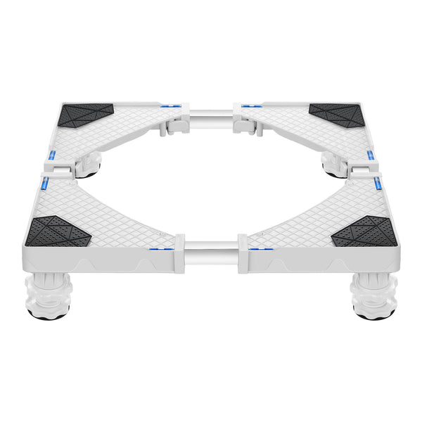 Mosógép-emelvény Marklohe 4 tartólábbal 300 Kg szürke és fehér színben [en.casa]