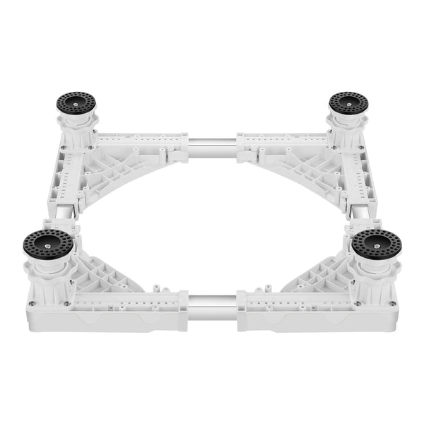 Mosógép-emelvény Marklohe 4 tartólábbal 300 Kg szürke és fehér színben [en.casa]