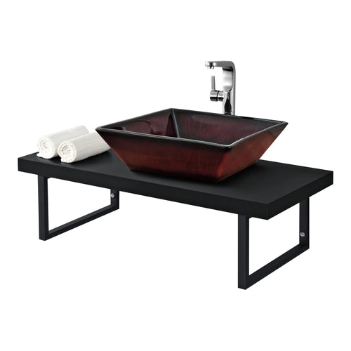 Mosdólap 100 x 45 x 30 cm törölközőtartó fém keret forgácslap falra szerelhető, különböző színekben [neu.haus]