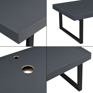 Mosdólap 100 x 45 x 30 cm törölközőtartó fém keret forgácslap falra szerelhető, különböző színekben [neu.haus]