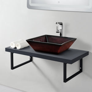 Mosdólap 100 x 45 x 30 cm törölközőtartó fém keret forgácslap falra szerelhető, különböző színekben [neu.haus]