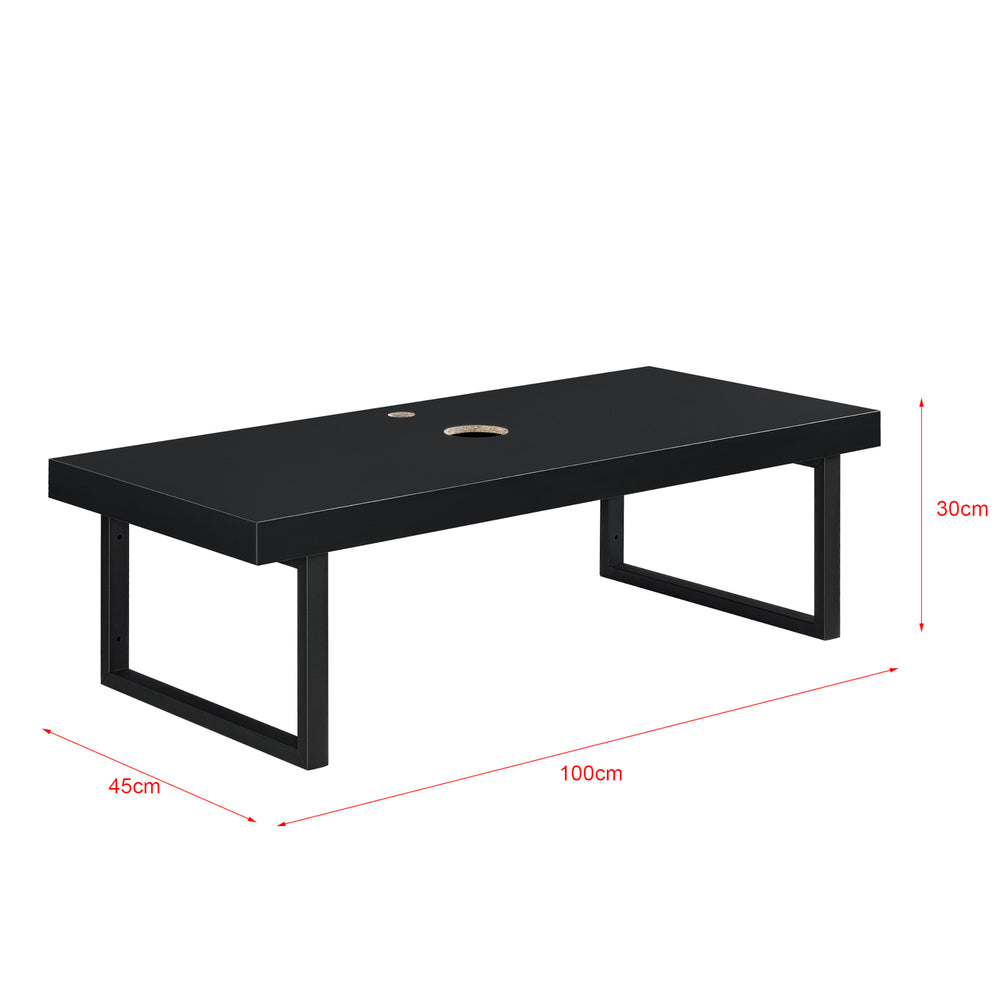 Mosdólap 100 x 45 x 30 cm törölközőtartó fém keret forgácslap falra szerelhető, különböző színekben [neu.haus]