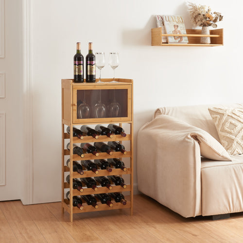 Bortartó Gjerstad 100x47x28cm bambusz natúr [en.casa] - premiumXL