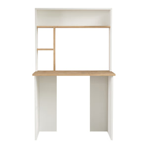 Íróasztal polccal Todi 149x90x52 cm [en.casa]