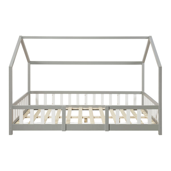 Házikó gyerekágy Sisimiut matraccal [en.casa]