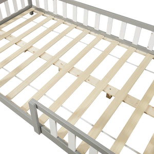 Házikó gyerekágy Sisimiut matraccal [en.casa]