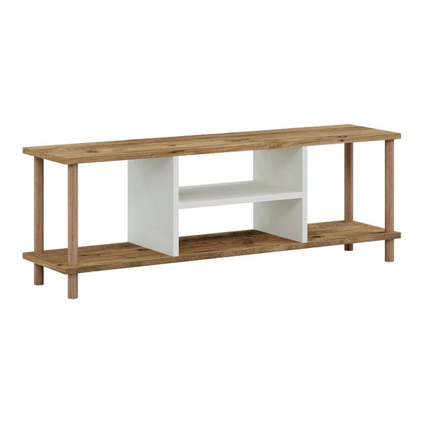 Fernsehszekrény Ærøskøbing 2 tárolórekesszel 43x120x29 cm különböző színekben [en.casa]