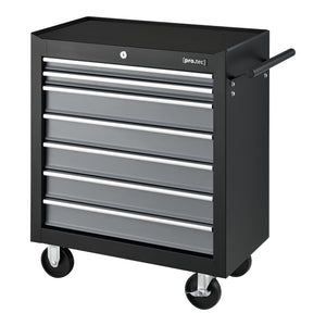 Gurulós szerszámoskocsi fiókkal fekete több méretben [pro.tec]