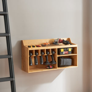 Szerszámrendszerező Gjemnes 86x25x45 cm bambusz [en.casa]