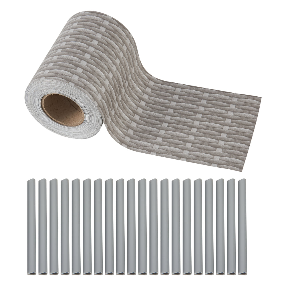 Kerítésfólia Jesteburg 4 x tekercs különböző színekben [en.casa] - premiumXL