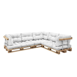 Beltéri raklap párna Mogán ülőpárna háttámla párna különböző színekben [en.casa] - premiumXL