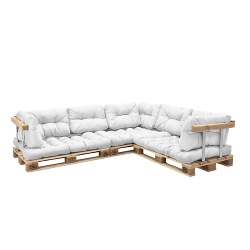 Beltéri raklap párna Mogán ülőpárna háttámla párna különböző színekben [en.casa] - premiumXL