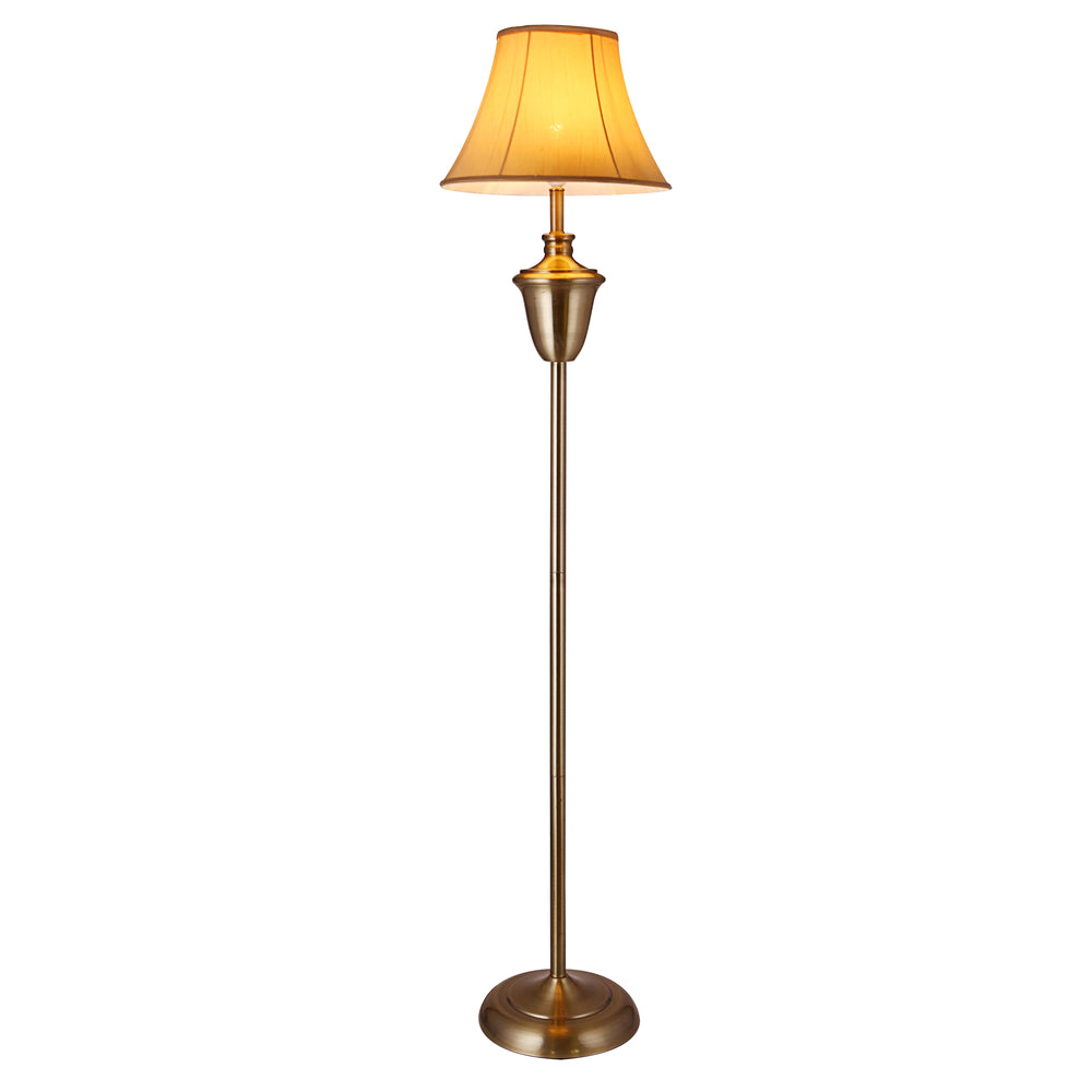 Állólámpa Bristol 157 x ø 35 cm bézs/barna [lux.pro]