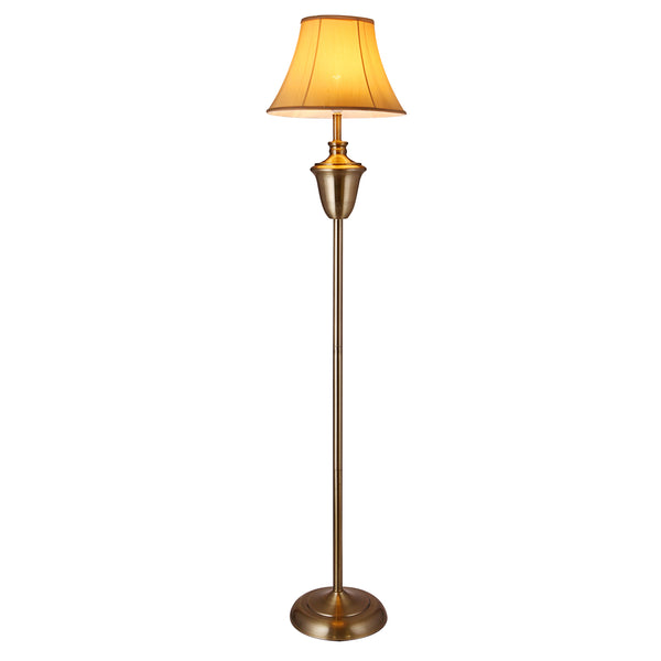Állólámpa Bristol 157 x ø 35 cm bézs/barna [lux.pro]